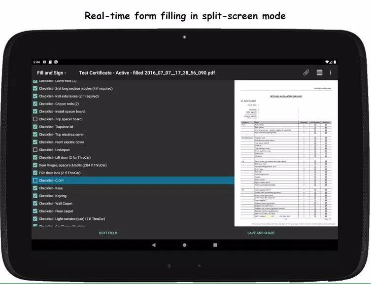 Fill and Sign PDF Forms Screenshot3