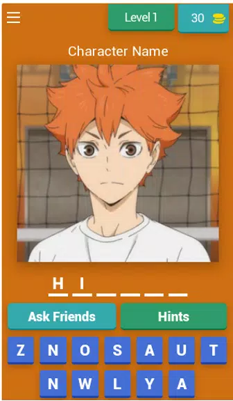 Haikyuu Character quiz Screenshot1