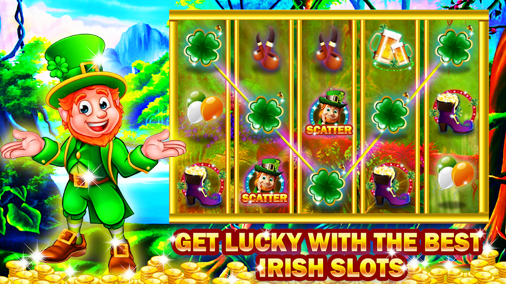 Gold Irish Slots Machines Screenshot1