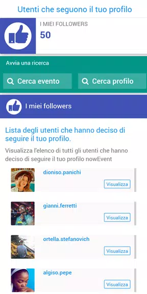 nowEvent - L'app a misura di evento Screenshot3