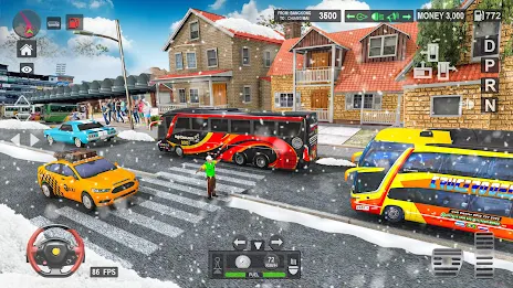 US City Bus Driving: Bus Games Screenshot1