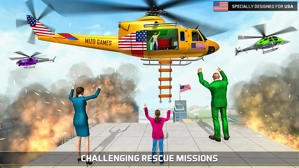 Helicopter Rescue Game Screenshot3