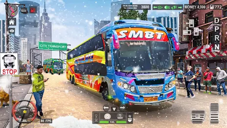 US City Bus Driving: Bus Games Screenshot4