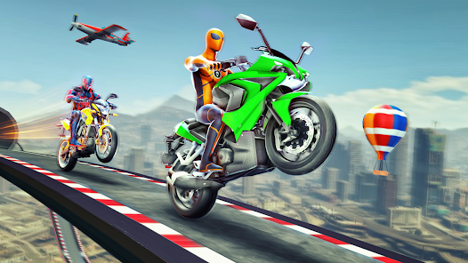 Super Hero Bike: Racing Game Screenshot2