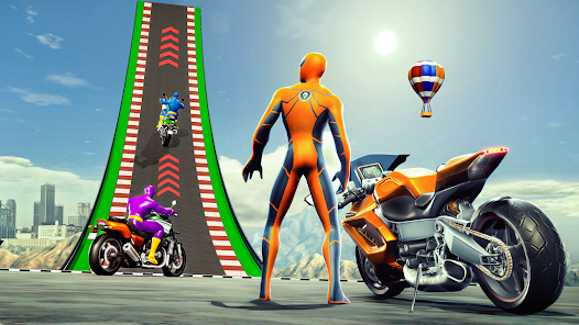 Super Hero Bike: Racing Game Screenshot3