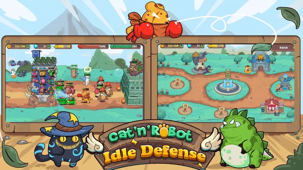 CatnRobot Idle TD: Battle Cat Screenshot2