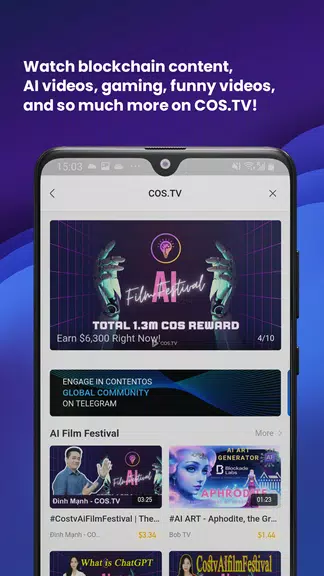 COS.TV - Web3 Content Platform Screenshot1