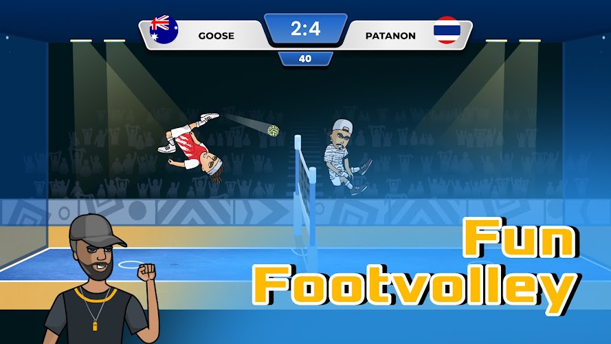 Soccer Spike - Kick Volleyball Screenshot1