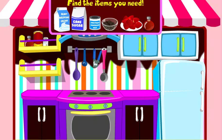 game cooking chocolate cream Screenshot2