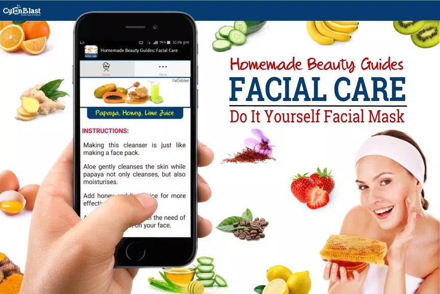 Homemade Beauty: Facial Care Screenshot3