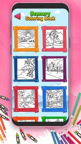 Scenery Coloring Book Screenshot2