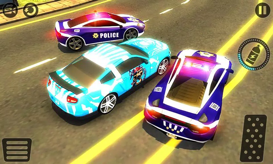 Police Car vs Gangster Escape Screenshot2