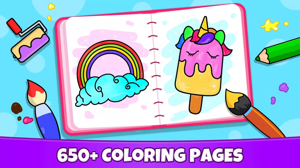 Unicorn Coloring Book & Games Screenshot2