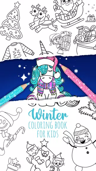 Christmas kids coloring Screenshot1