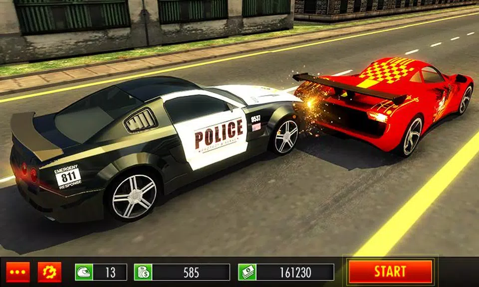 Police Car vs Gangster Escape Screenshot1