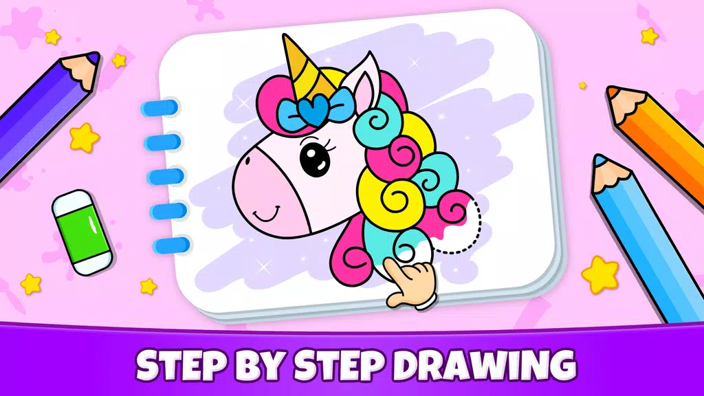 Unicorn Coloring Book & Games Screenshot4