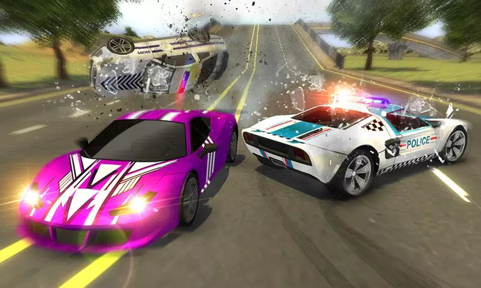 Police Car vs Gangster Escape Screenshot4