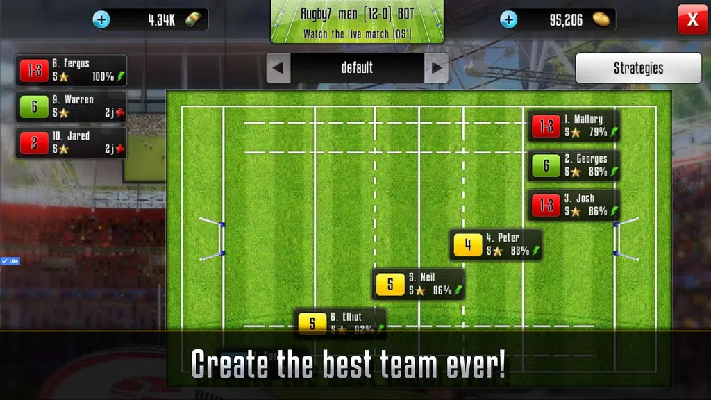 Rugby Sevens Manager Screenshot3