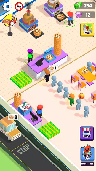 Idle Pizza Shop Tycoon Game Screenshot1