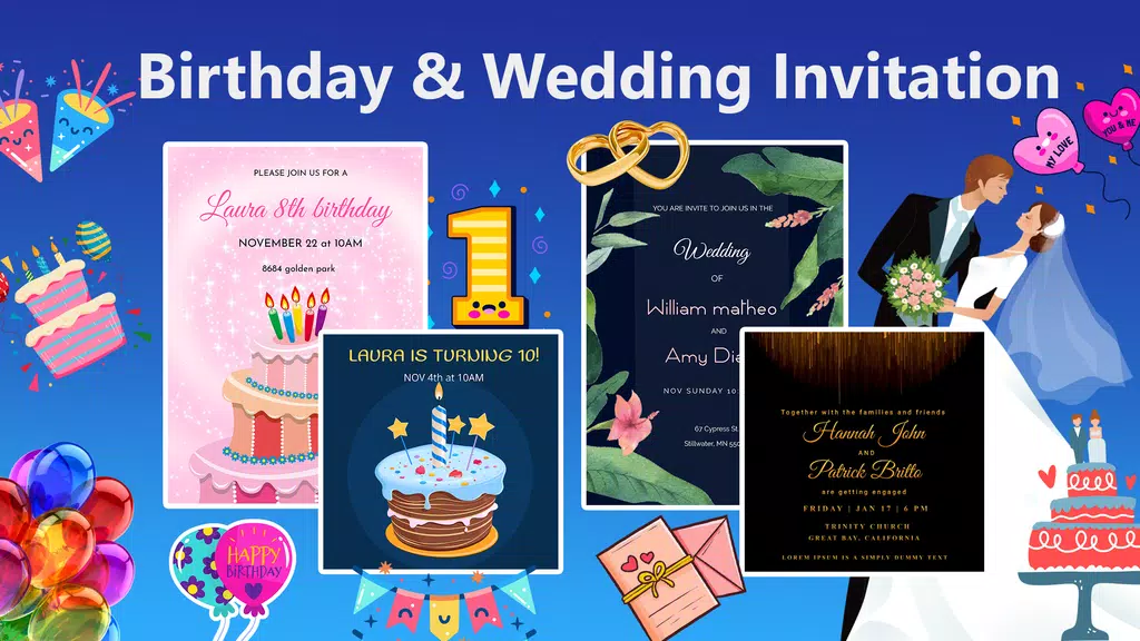 Invitation card Maker, Design Screenshot2