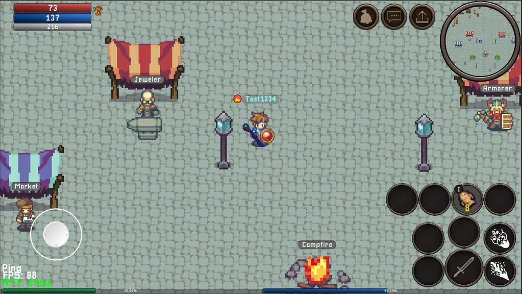 Reunion Online Alpha 2D MMORPG Screenshot2