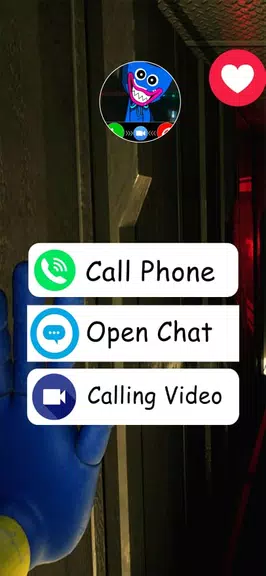 Video Fake call and chat Puppy Playtime Screenshot1