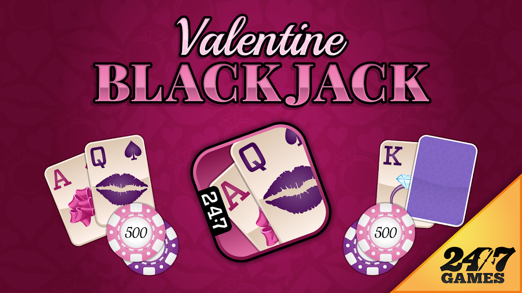 Valentine's Day Blackjack Screenshot1