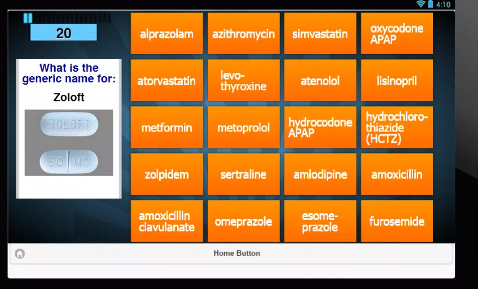 Top 200 Drug Matching Game Dem Screenshot1