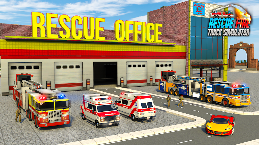 Firefighter: Fire Truck Games Screenshot2