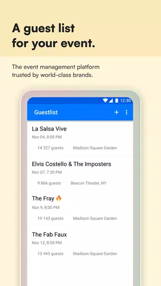 Guestlist: Event Check-In App Screenshot1