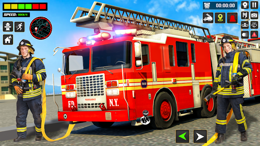 Firefighter: Fire Truck Games Screenshot3