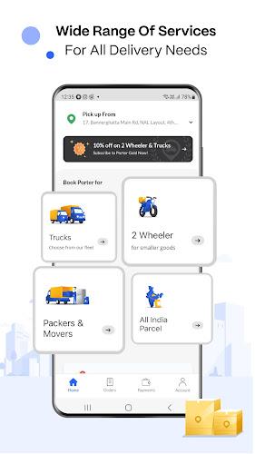 Porter - Online Delivery App Screenshot1