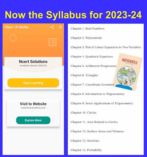 Class 10 Maths for 2024-25 Screenshot1