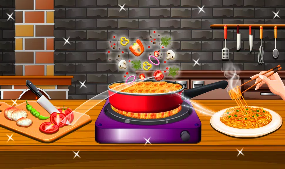 Crispy Noodles Cooking Game Screenshot2