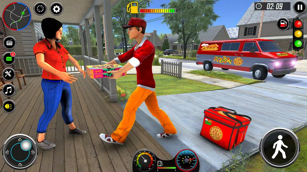 Pizza Delivery Game: Car Games Screenshot4