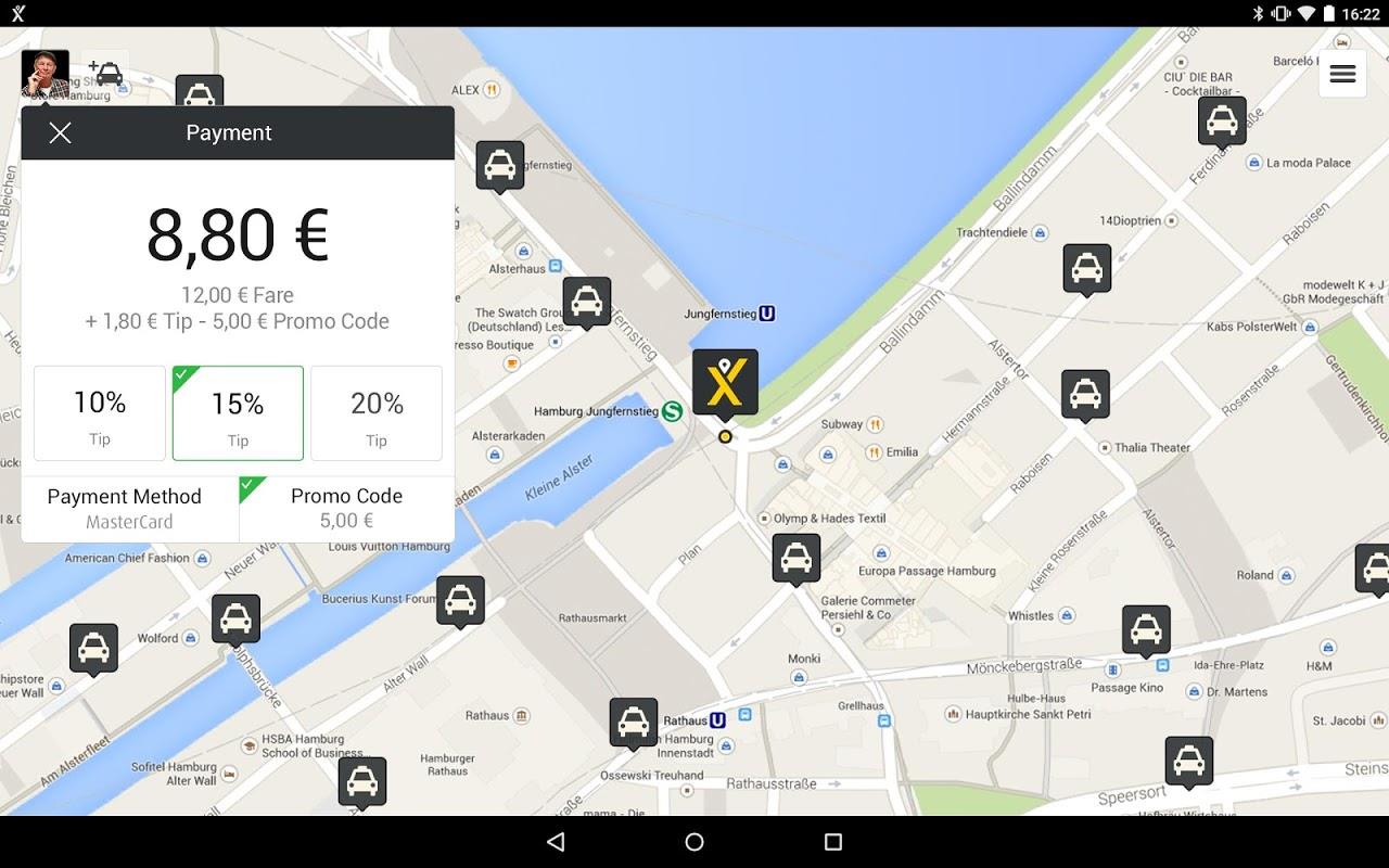 FREENOW - Taxi and more Screenshot11