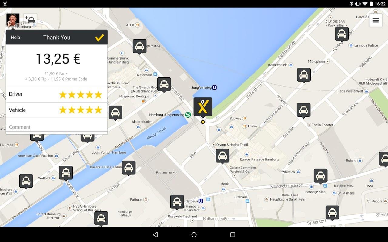 FREENOW - Taxi and more Screenshot12