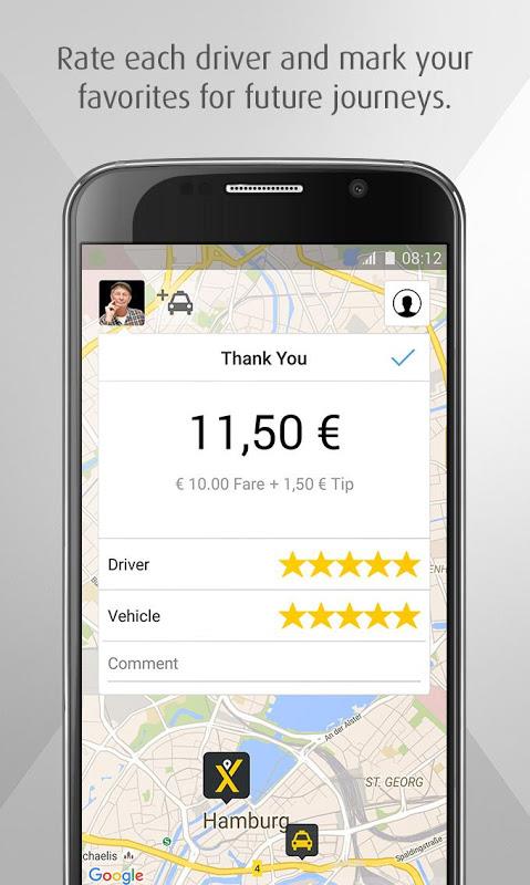 FREENOW - Taxi and more Screenshot7