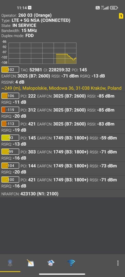 Netmonitor: 5G, Cell & WiFi Screenshot1