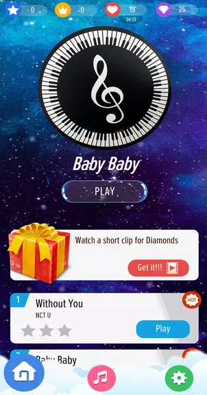 Kpop Piano Magic Tiles Offline - All Korean Song Screenshot1