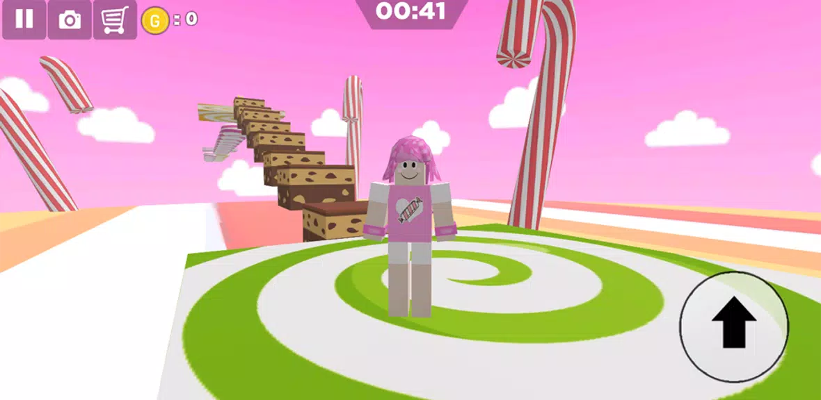 Candy Parkour Sweet girl Screenshot1