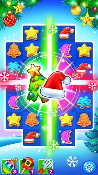 Christmas Cookie: Match 3 Game Screenshot1