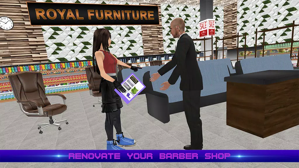 Barber Girl: Hair Salon Game Screenshot4