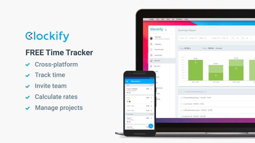 Clockify — Time Tracker Screenshot8