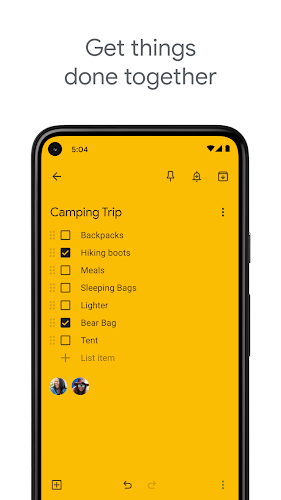 Google Keep - Notes and Lists Screenshot2