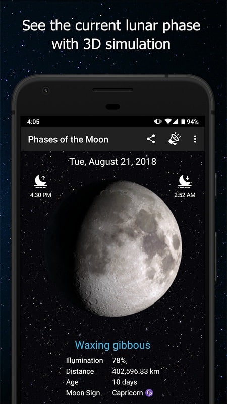 Phases of the Moon Pro Screenshot2