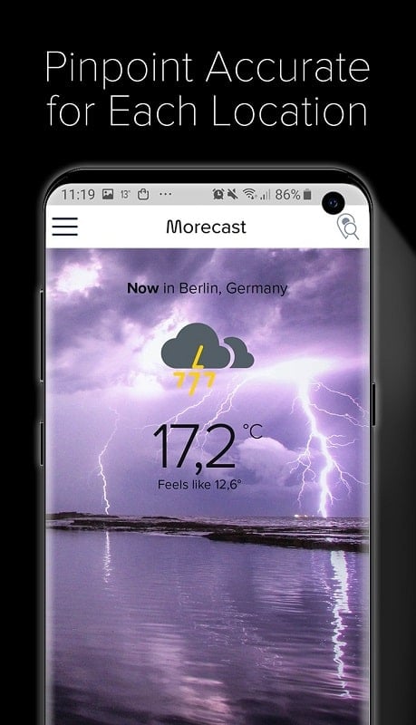 Weather & Radar – Morecast Screenshot2