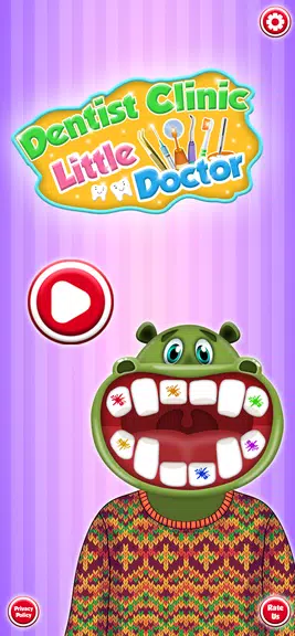 Hippo's Doctor : Dentist Games Screenshot3