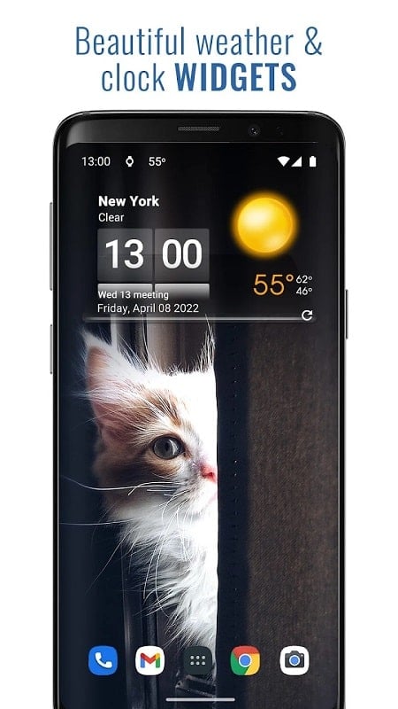 3D Sense Clock & Weather Screenshot2