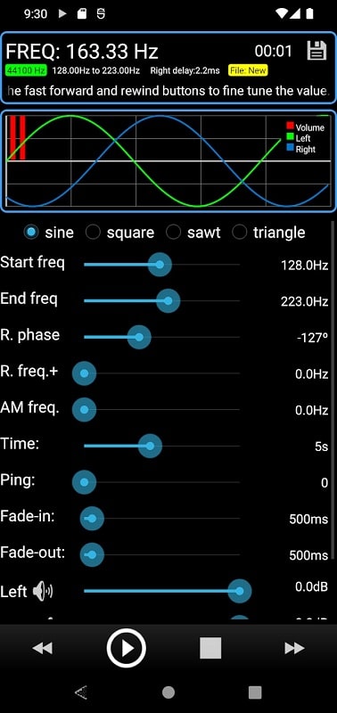 Tone Generator PRO Screenshot3